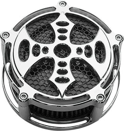 PREC. BILLET BILLET AIR CLEANER BAD AXE CHROME BAX-210-3H-CHR