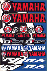 D'COR YAMAHA STREET DECAL SHEET 40-50-102