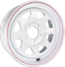 Load image into Gallery viewer, AWC 8 SPOKE STEEL TRAILER WHEEL 13&quot;X4.5&quot; 2034512-92371