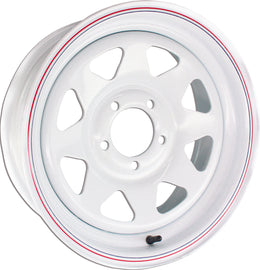 AWC 8 SPOKE STEEL TRAILER WHEEL 12