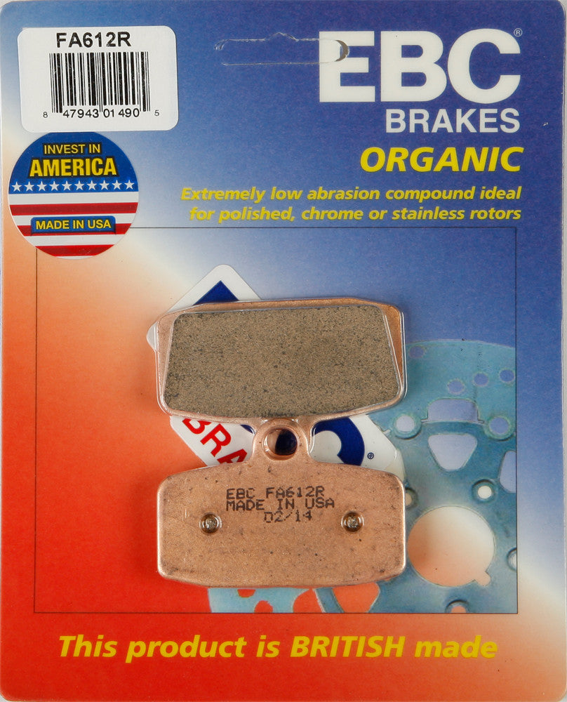 EBC BRAKE PADS FA612R-atv motorcycle utv parts accessories gear helmets jackets gloves pantsAll Terrain Depot