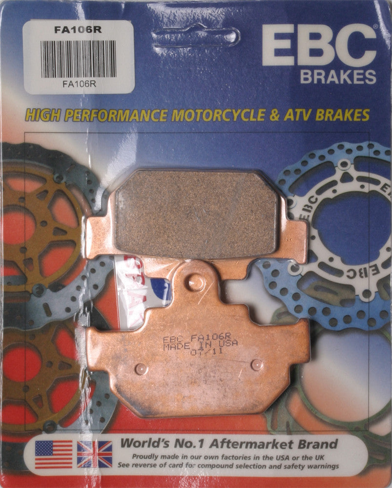 EBC BRAKE PADS FA106R-atv motorcycle utv parts accessories gear helmets jackets gloves pantsAll Terrain Depot