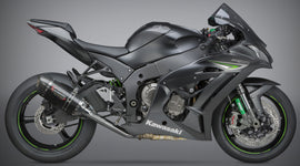 YOSHIMURA EXHAUST RACE ALPHA-T 3QTR SLIP-ON SS-CF-CF 141824M220