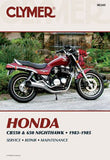 CLYMER REPAIR MANUAL HON CB550/650 CM345