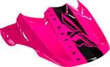 FLY RACING F2 CARBON SHIELD HELMET VISOR BLACK/PINK 73-46255