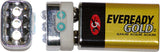 BLUHM EMERGENCY LED FLASHLIGHT 2/PK BL-FL9V2