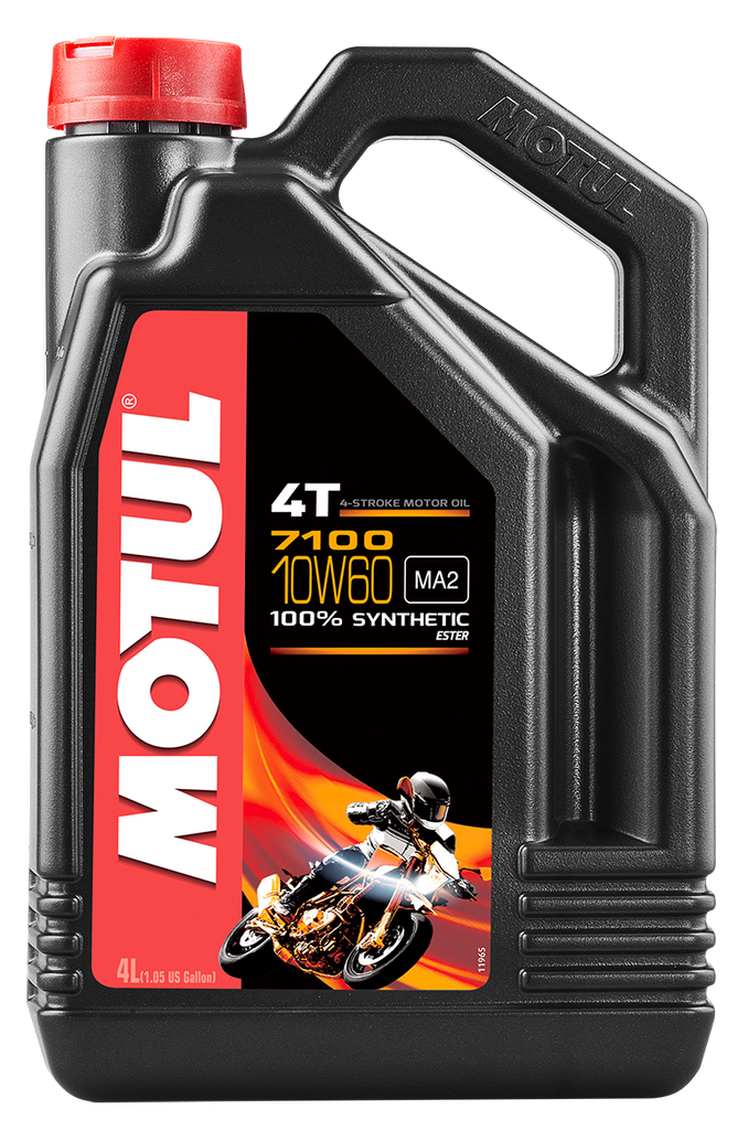 MOTUL 7100 SYNTHETIC OIL 10W60 4-LITER 104101