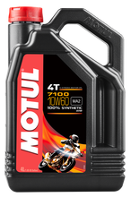 Load image into Gallery viewer, MOTUL 7100 SYNTHETIC OIL 10W60 4-LITER 104101