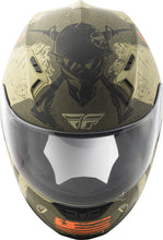 Load image into Gallery viewer, FLY RACING REVOLT LIBERATOR HELMET MATTE BROWN/ORANGE XS 73-8373-1