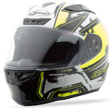 GMAX FF-88 FULL-FACE X-STAR HELMET WHITE/HI-VIS YELLOW SM G1881684 TC-24
