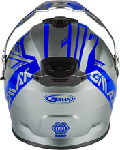 Load image into Gallery viewer, GMAX AT-21S ADVENTURE EPIC SNOW HELMET SILVER/BLUE 2X G2211698
