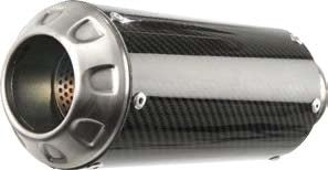 HOTBODIES MGP EXHAUST SLIP-ON CARBON FIBER STAINLESS END CAP 41602-2404