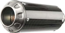 Load image into Gallery viewer, HOTBODIES MGP EXHAUST SLIP-ON CARBON FIBER STAINLESS END CAP 61701-2404