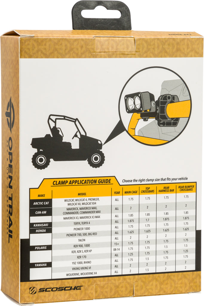 OPEN TRAIL ADJUSTABLE WHIP/LIGHT MOUNT PSULM