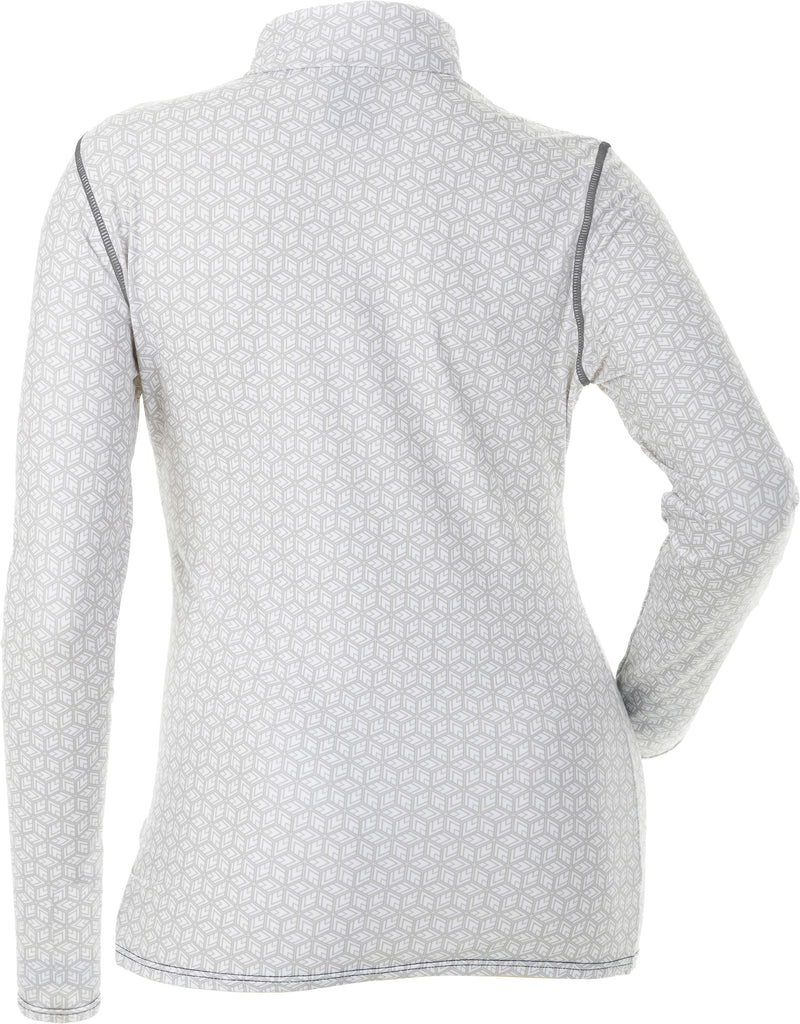 DIVAS D TECH BASE LAYER SHIRT WHITE SNOWFLAKE MD 98883