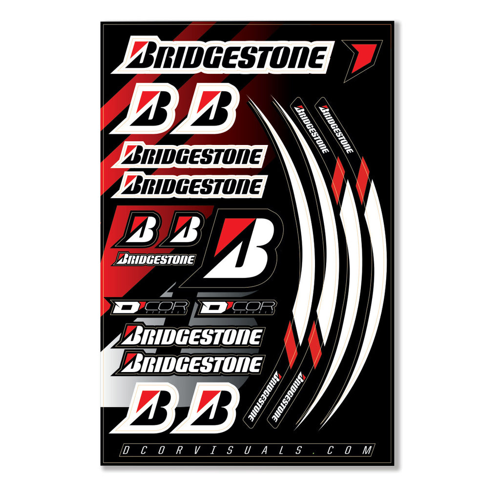 D'COR DECALS 12 MIL BRIDGESTONE 40-90-118