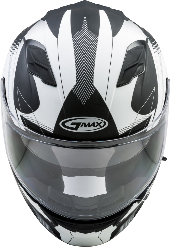 GMAX FF-98 FULL-FACE APEX HELMET MATTE BLACK/WHITE XS G1981433