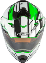 Load image into Gallery viewer, GMAX AT-21S ADVENTURE EPIC SNOW HELMET GREEN/WHITE/BLACK XL G2211057