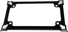 Load image into Gallery viewer, PREC. BILLET LICENSE PLATE HOLDER DARKSIDE BLACK DRK-560-ALL-BLK