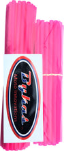 Load image into Gallery viewer, BYKAS SPOKE WRAPS NEON PINK 72/PK 21"/19" SN-P