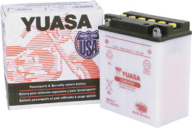 YUASA BATTERY YB12A-A CONVENTIONAL YUAM2212Y-atv motorcycle utv parts accessories gear helmets jackets gloves pantsAll Terrain Depot