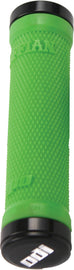 ODI RUFFIAN NO FLANGE LOCK-ON GRIP GREEN/BLACK 130MM D30RFLG-B