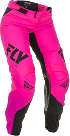 FLY RACING WOMEN'S LITE RACE PANTS NEON PINK/BLACK SZ 03/04 372-63805