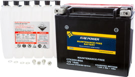 FIRE POWER BATTERY CTX20H-BSA MAINTENANCE FREE CTX20H-BSA-atv motorcycle utv parts accessories gear helmets jackets gloves pantsAll Terrain Depot