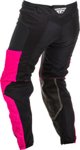 Load image into Gallery viewer, FLY RACING WOMEN&#39;S LITE PANTS NEON PINK/BLACK SZ 03/04 373-63605