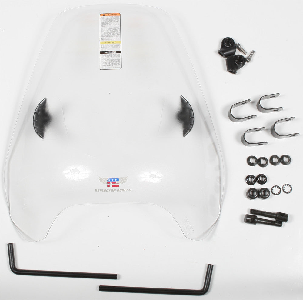 NATIONAL CYCLE DEFLECTOR SCREEN CLEAR 7/8"-1" N25030