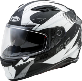 GMAX FF-98 FULL-FACE APEX HELMET MATTE BLACK/WHITE XS G1981433