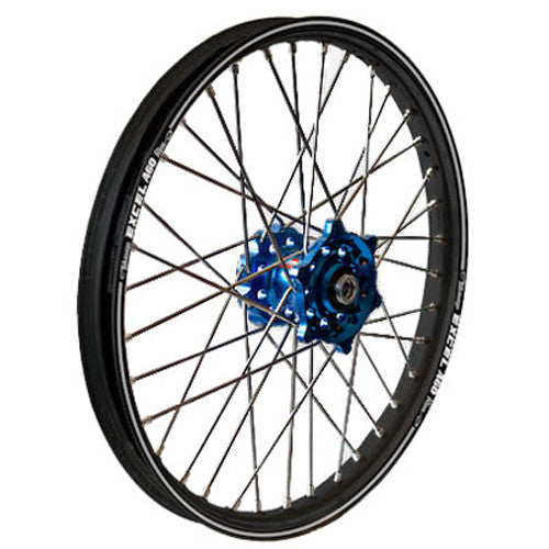 DUBYA REAR WHEEL 2.15X19 BLUE HUB BLACK RIM 56-3119DB