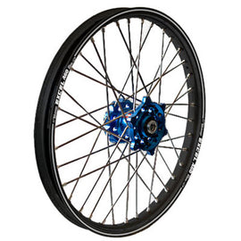 DUBYA REAR WHEEL 2.15X19 BLUE HUB BLACK RIM 56-3119DB