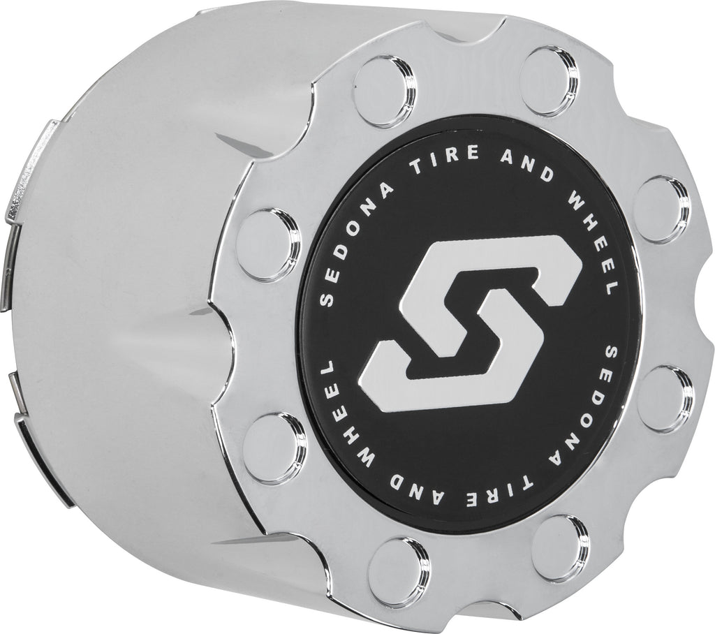 SEDONA CHROME REPLACEMENT CAP (4/137 & 4/156 TALL) CP-A8-156S