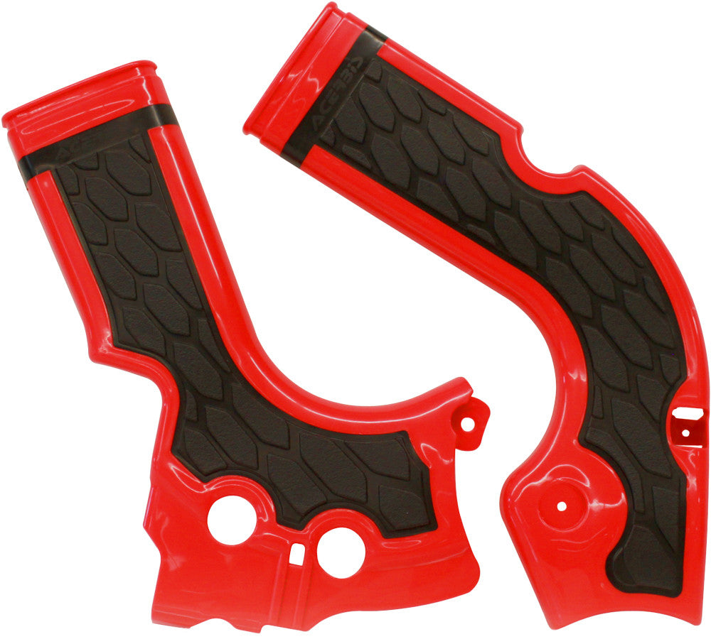 ACERBIS X-GRIP FRAME GUARD RED/BLACK 2374241018-atv motorcycle utv parts accessories gear helmets jackets gloves pantsAll Terrain Depot