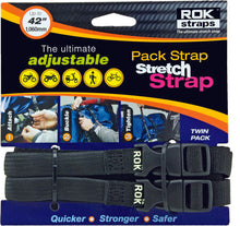 Load image into Gallery viewer, ROKSTRAPS PACK STRAP BLACK 12&quot;X42&quot;X5/8&quot; ROK10314