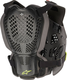 ALPINESTARS A-1 PLUS CHEST PROTECTOR BLK/ANTH/FLUO YLW XL/2X 6700120-1155-XXL