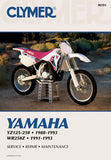 CLYMER REPAIR MANUAL YAM YZ125-250 CM391