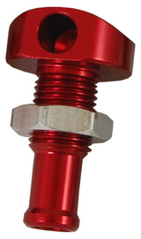 BLOWSION BILLET THRU-HULL WATER FITTING RED 3/8