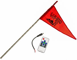 WHIP IT WHITE 3FT LED FLAG 36-2130