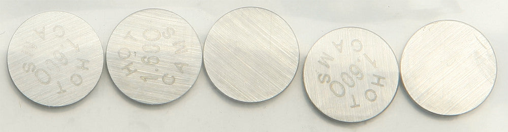 HOT CAMS VALVE SHIMS 9.48X1.60MM 5/PK 5PK948160