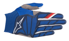 ALPINESTARS AVIATOR GLOVES BLUE/WHITE 2X 3560319-772-XXL