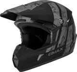 GMAX YOUTH MX-46Y OFF-ROAD DOMINANT HELMET MATTE BLACK/GREY YL G3464502