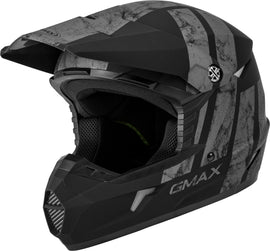 MX-46 OFF-ROAD DOMINANT HELMET MATTE BLACK/GREY 2X-atv motorcycle utv parts accessories gear helmets jackets gloves pantsAll Terrain Depot
