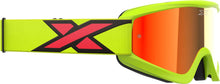 Load image into Gallery viewer, EKS BRAND FLATOUT FLO YELLOW/BLACK/FIRE RED MIRROR 067-60360