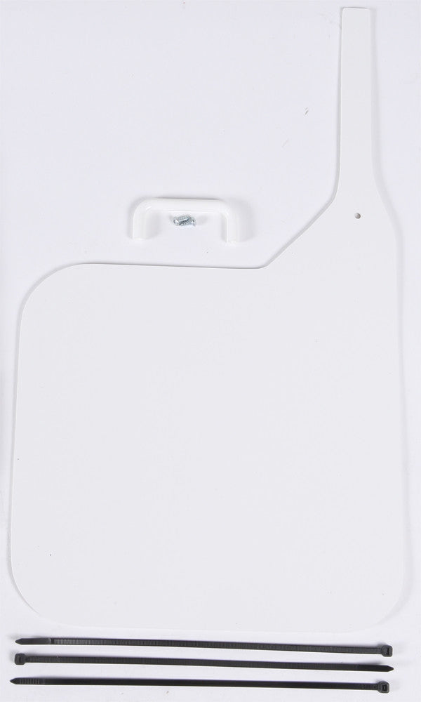 MAIER UNIVERSAL FRONT NUMBER PLATE (WHITE) 42121