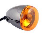 CHRIS PRODUCTS TURN SIGNAL ASSEMBLY BULLET STYLE BLACK NICKEL 8500A-BN