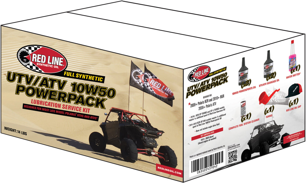 RED LINE UTV/ATV 10W50 POWER PACK 90220