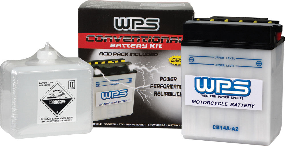 WPS BATTERY W/ACID 6N6-1D 6N6-1D-atv motorcycle utv parts accessories gear helmets jackets gloves pantsAll Terrain Depot