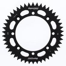 Load image into Gallery viewer, SUPERSPROX ALUMINUM SPROCKET 46T BLACK RAL-455-46-BLK